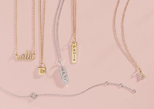 engraved necklaces